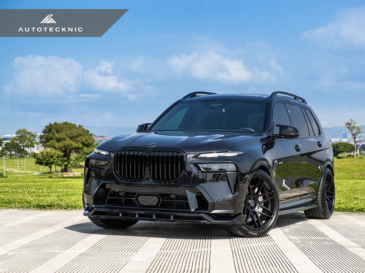 AutoTecknic Painted Glazing Black Front Grille - G07 X7 LCI - Graveyard Performance