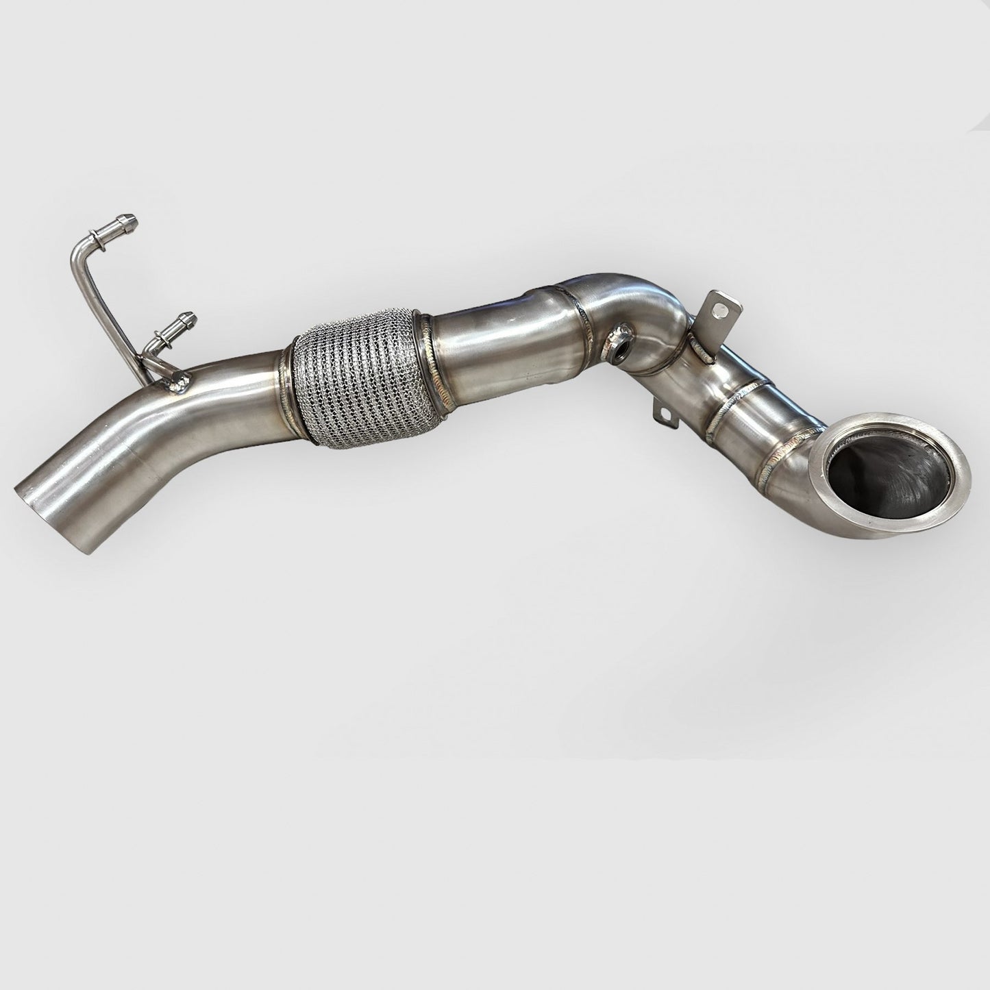 AWD 2.0T VW MK7 Golf R Race Downpipe (Catless and Catted) - Graveyard Performance