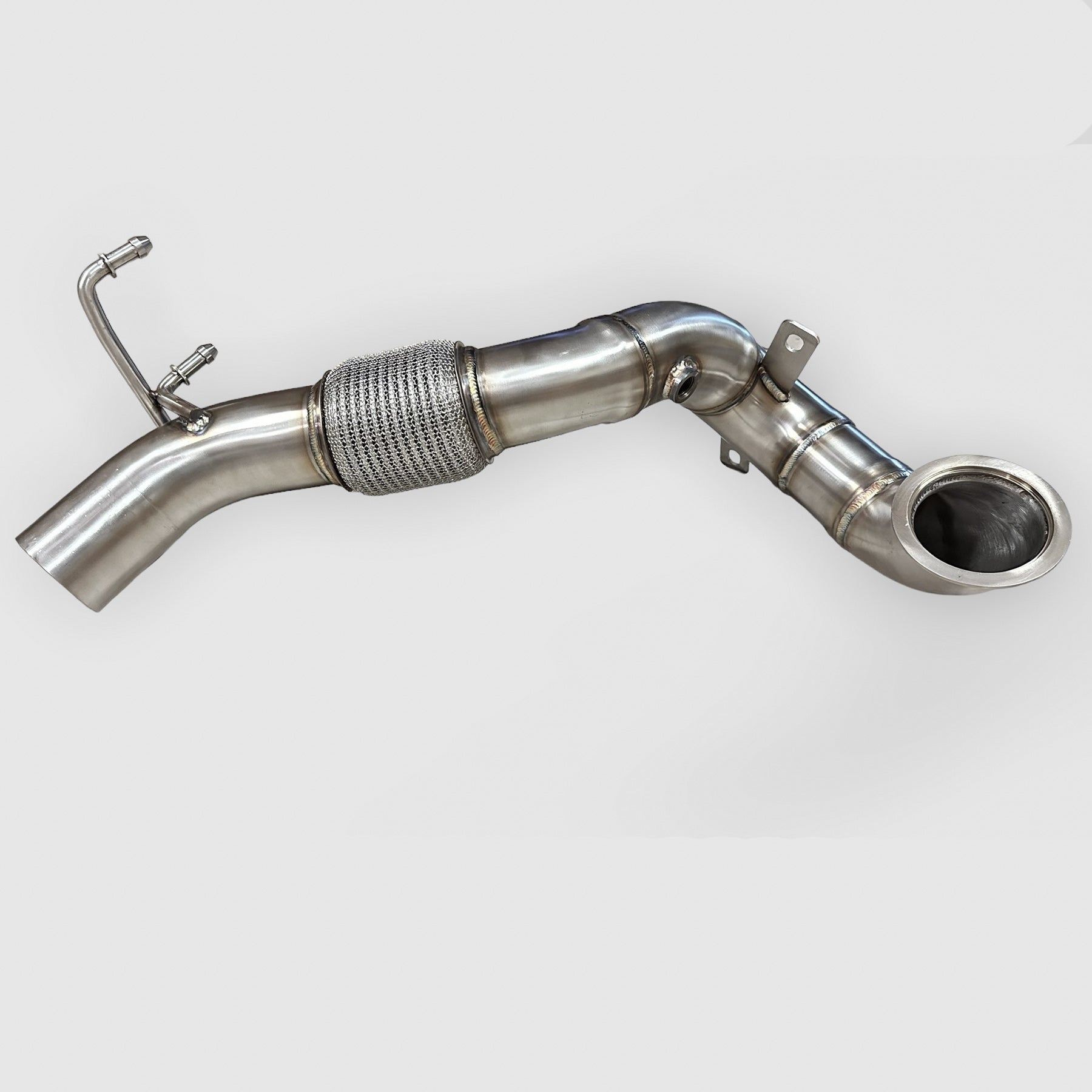 AWD 2.0T VW MK7 Golf R Race Downpipe (Catless and Catted) - Graveyard Performance