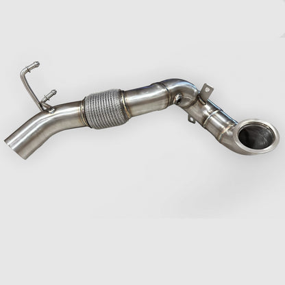 AWD 2.0T VW MK7 Golf R Race Downpipe (Catless and Catted) - Graveyard Performance