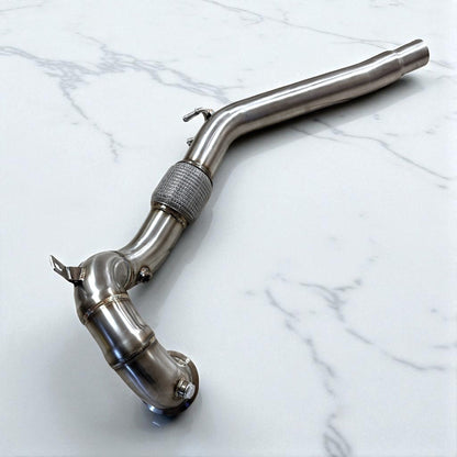 2.0T FWD VW Golf MK7 GTI Race Downpipe (Catless & Catted) - Graveyard Performance