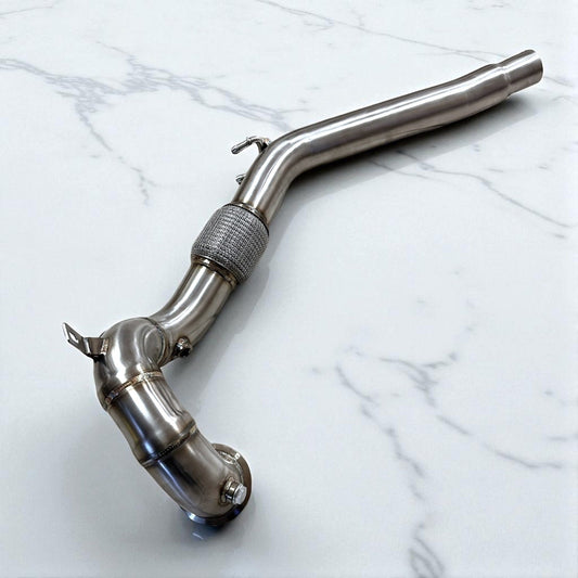 2.0T FWD VW Golf MK7 GTI Race Downpipe (Catless & Catted) - Graveyard Performance
