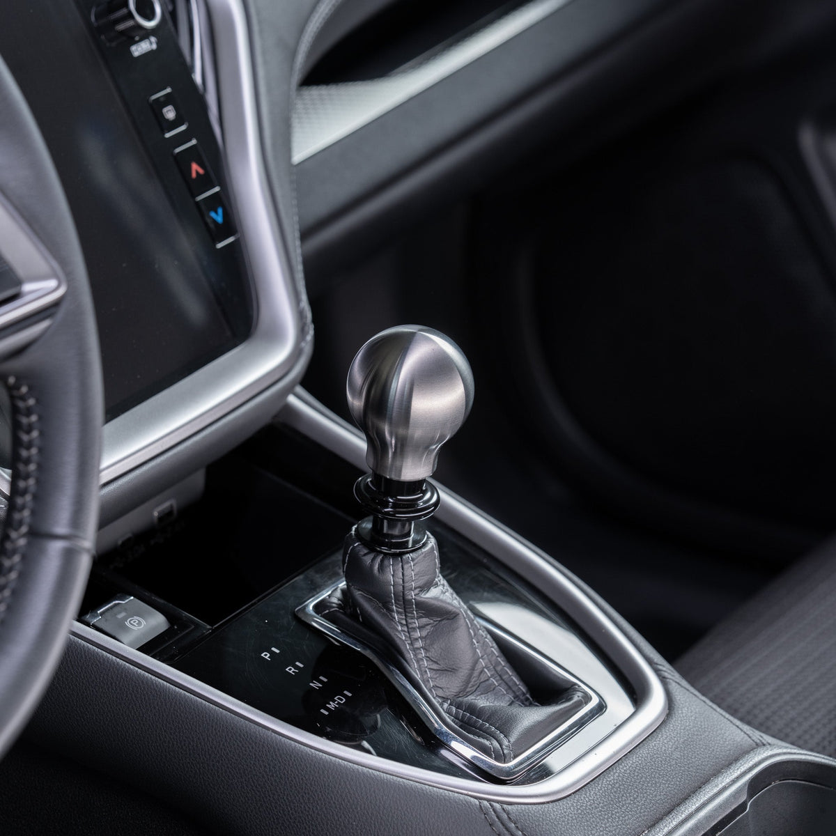 Billetworkz Automatic Shifter - Titanium Brushed - Fits Subaru CVT: WRX (2022+), Crosstrek (2024), Forester (2025+), Impreza (2024), Legacy/Outback (2015+)
