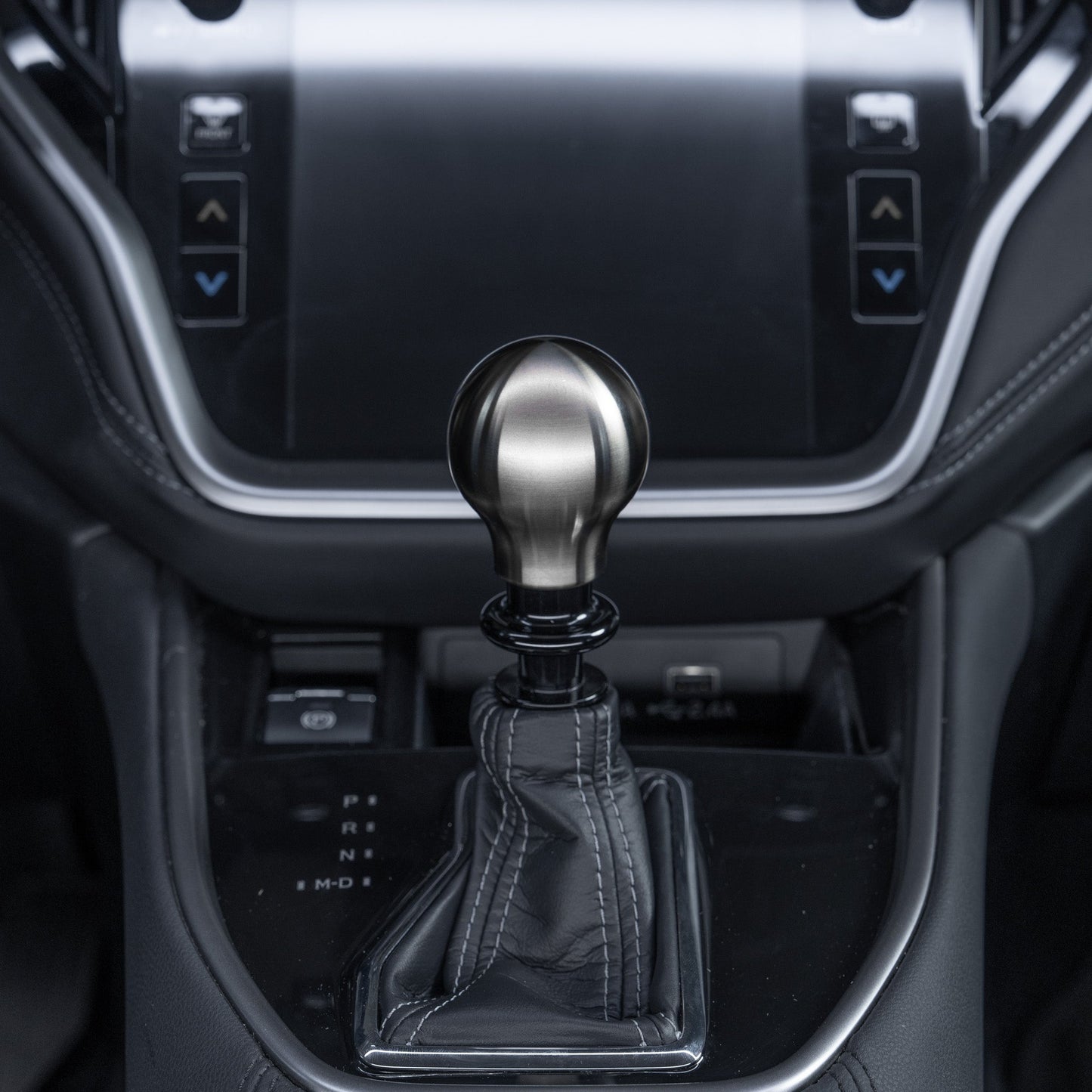 Billetworkz Automatic Shifter - Titanium Brushed - Fits Subaru CVT: WRX (2022+), Crosstrek (2024), Forester (2025+), Impreza (2024), Legacy/Outback (2015+)