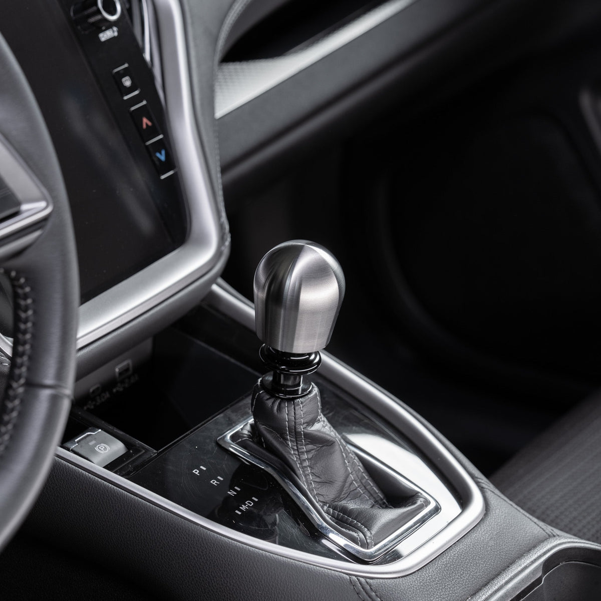Billetworkz Automatic Shifter - Titanium Brushed - Fits Subaru CVT: WRX (2022+), Crosstrek (2024), Forester (2025+), Impreza (2024), Legacy/Outback (2015+)