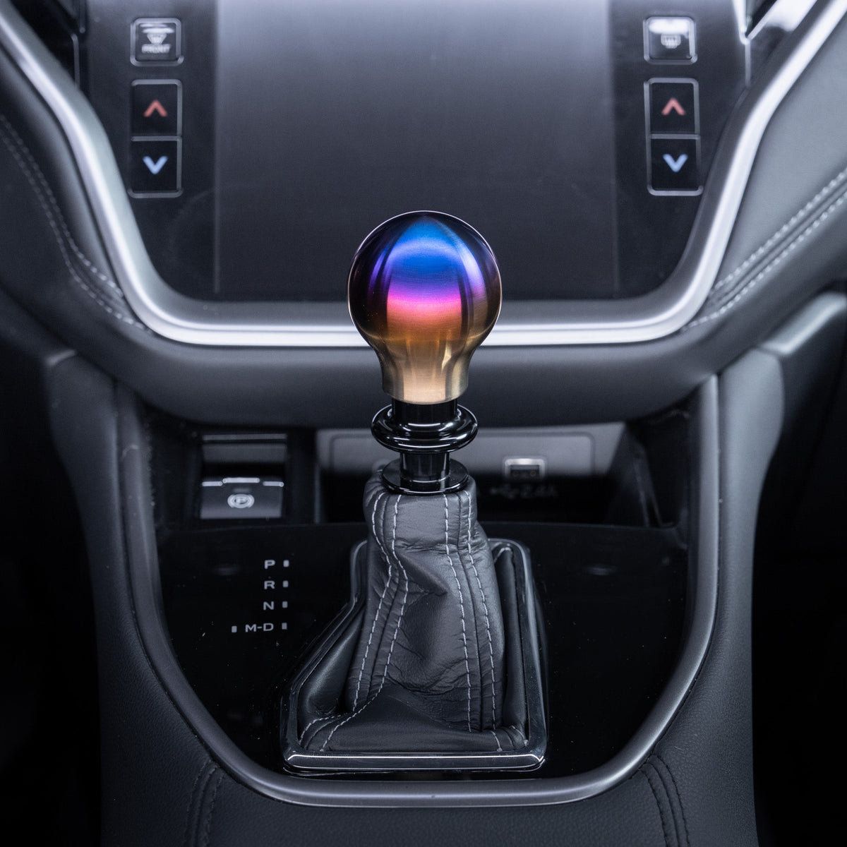 Billetworkz Automatic Shifter - Titanium Torched - Fits Subaru CVT: WRX (2022+), Crosstrek (2024), Forester (2025+), Impreza (2024), Legacy/Outback (2015+)
