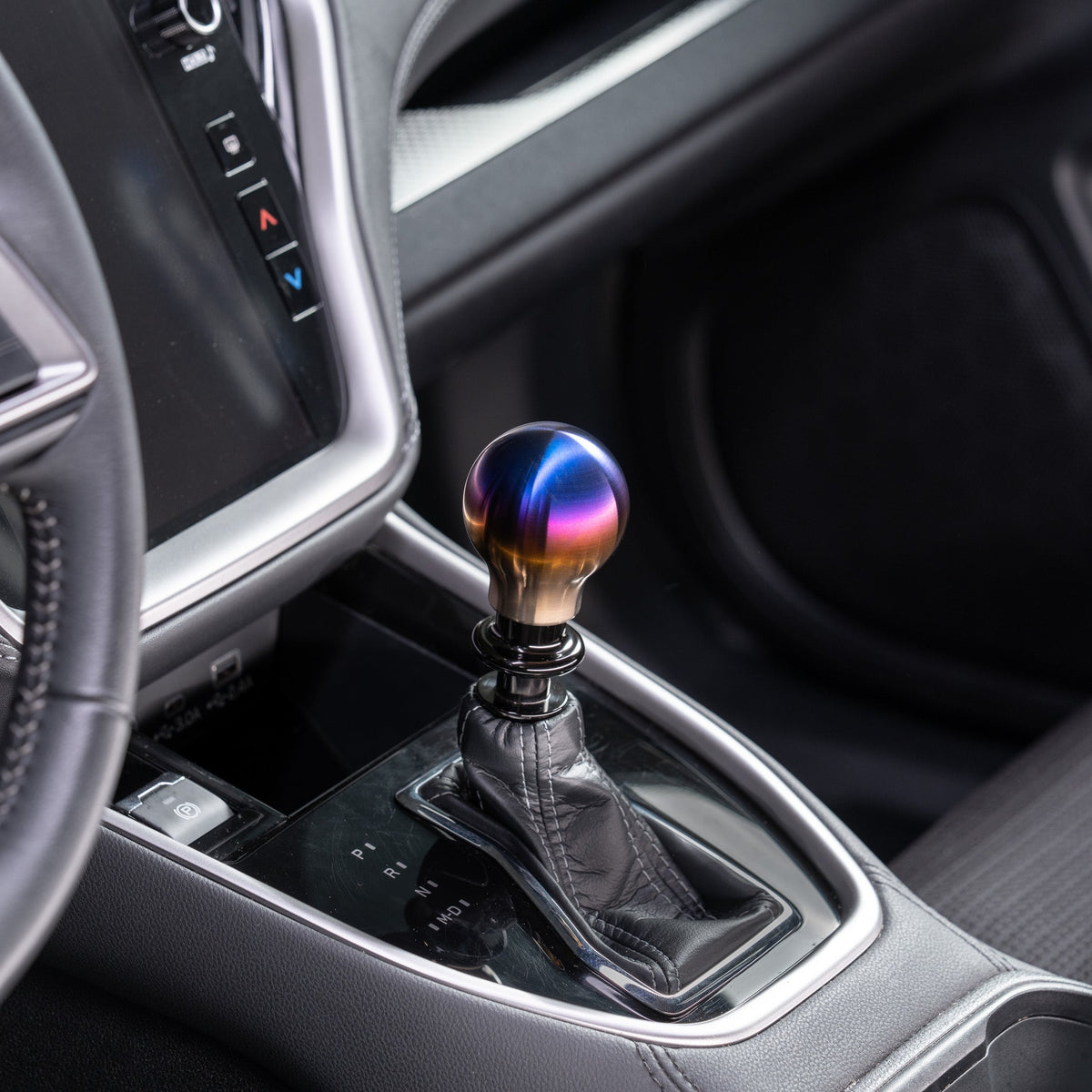 Billetworkz Automatic Shifter - Titanium Torched - Fits Subaru CVT: WRX (2022+), Crosstrek (2024), Forester (2025+), Impreza (2024), Legacy/Outback (2015+)