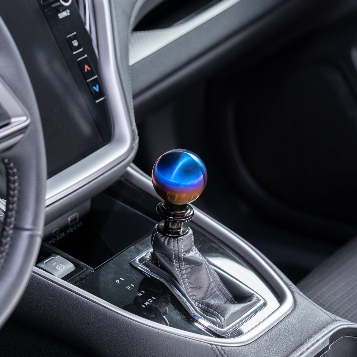 Billetworkz Automatic Shifter - Titanium Torched - Fits Subaru CVT: WRX (2022+), Crosstrek (2024), Forester (2025+), Impreza (2024), Legacy/Outback (2015+)