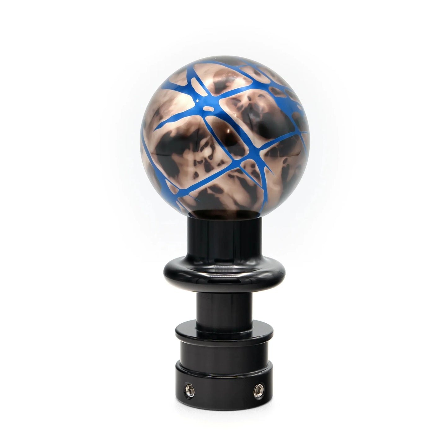 Billetworkz Automatic Shifter - Black Smoke w/ Blue Splash - Fits Subaru CVT: Forester (2019-2024) - Graveyard Performance