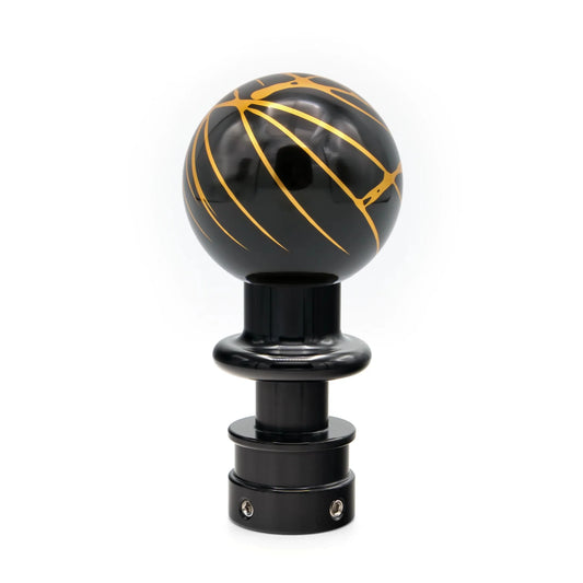 Billetworkz Automatic Shifter - Black w/ Gold Splash - Fits Subaru CVT: Forester (2019-2024) - Graveyard Performance
