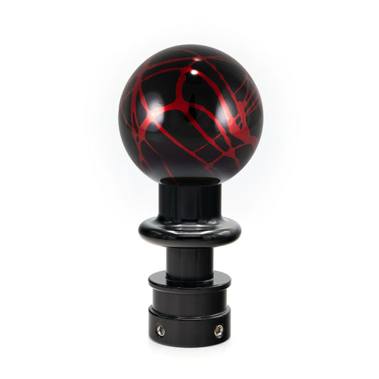 Billetworkz Automatic Shifter - Black w/ Red Splash - Fits Subaru CVT: WRX (2022+), Crosstrek (2024), Forester (2025+), Impreza (2024), Legacy/Outback (2015+) - Graveyard Performance