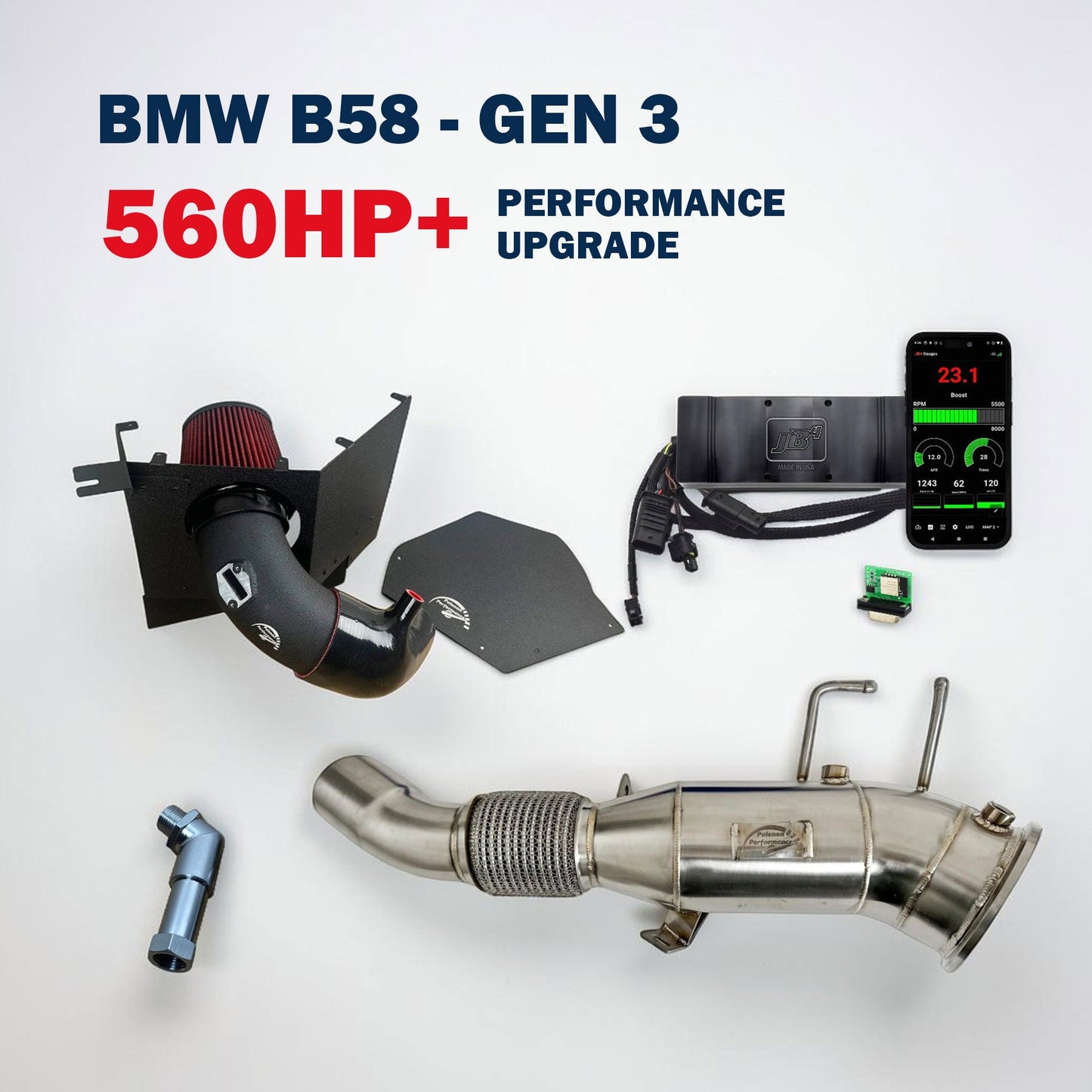 Palenon Performance 500HP Performance Upgrade For BMW B58 - M340i, M440i, M240i, 540i, 840i, M140i, M240i, 340i, 440i