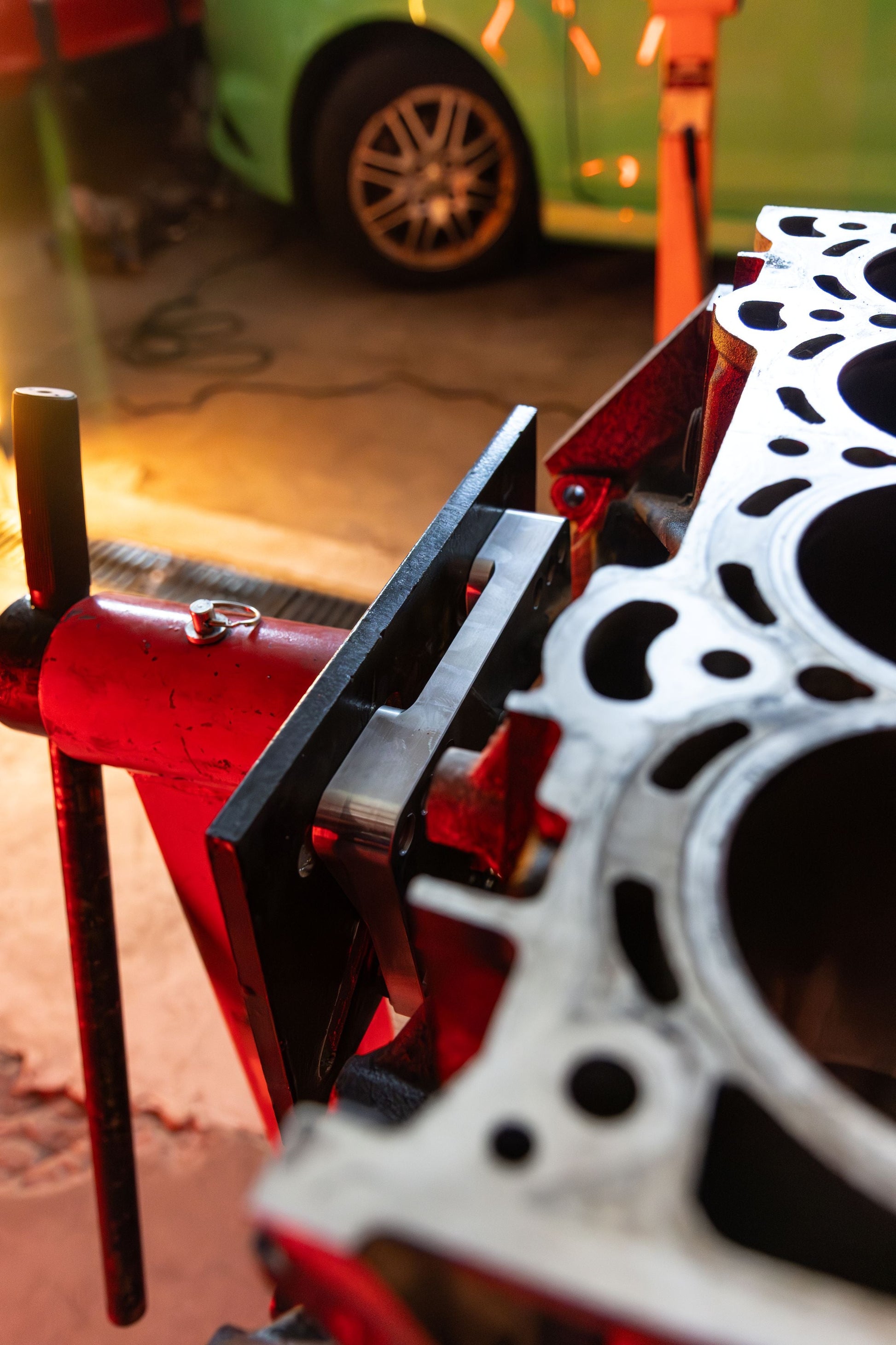 Mazdaspeed MZR DISI Engine Stand Plate available at Damond Motorsports