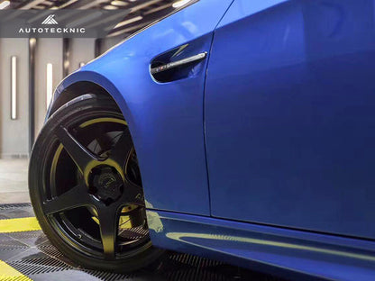 AutoTecknic Replacement Stealth Black Fender Gills - E90 Sedan / E92 Coupe / E93 Cabrio M3 - Graveyard Performance