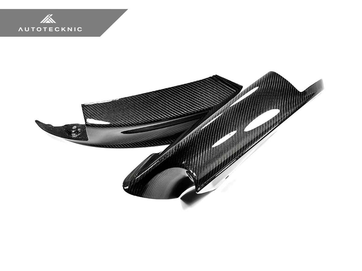 AutoTecknic Dry Carbon Fiber Performante Aero Splitters - E90 / E92 / E93 M3 - Graveyard Performance