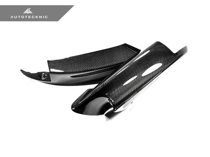 AutoTecknic Dry Carbon Fiber Performante Aero Splitters - E90 / E92 / E93 M3 - Graveyard Performance
