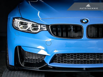 AutoTecknic Dual-Slats Carbon Fiber Front Grille Set - F32/ F36 4-Series | F80 M3 | F82 M4 - Graveyard Performance
