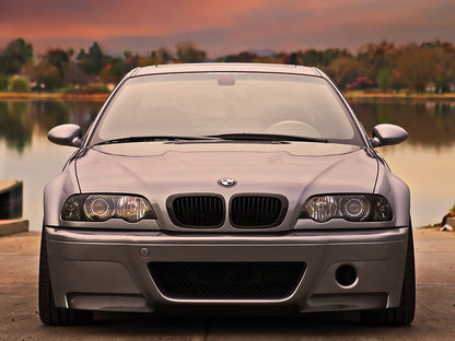 AutoTecknic Stealth Black Front Grille Set - E46 3-Series Coupe Pre-Facelift | M3 - Graveyard Performance