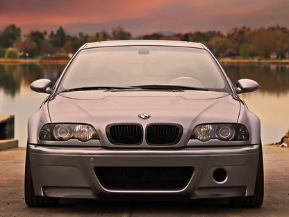 AutoTecknic Gloss Black Front Grille Set - E46 3-Series Coupe Pre-Facelift | M3 - Graveyard Performance