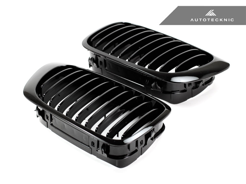AutoTecknic Gloss Black Front Grille Set - E46 3-Series Coupe Pre-Facelift | M3 - Graveyard Performance