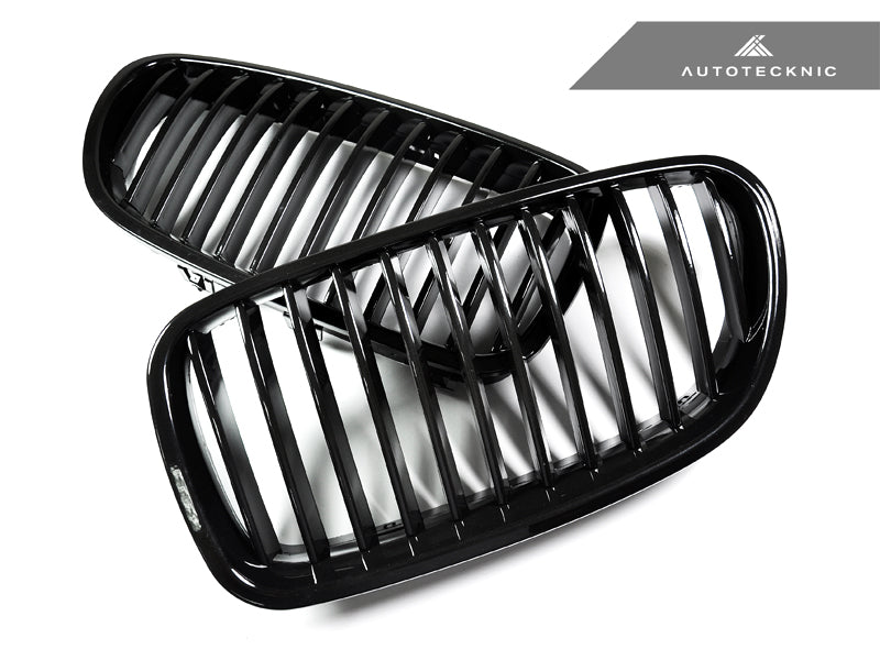 AutoTecknic Gloss Black Front Grille Set - F10 Sedan/ F11 Wagon | 5-Series - Graveyard Performance