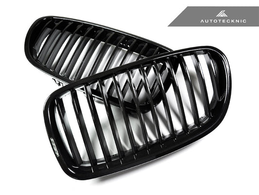 AutoTecknic Gloss Black Front Grille Set - F10 Sedan/ F11 Wagon | 5-Series - Graveyard Performance