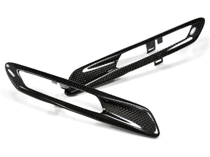 AutoTecknic Replacement Carbon Fiber Fender Light Trims - F10 Sedan / F11 Wagon | 5 Series