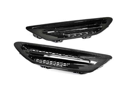 AutoTecknic Replacement Carbon Fiber Fender Vents - F10 M5
