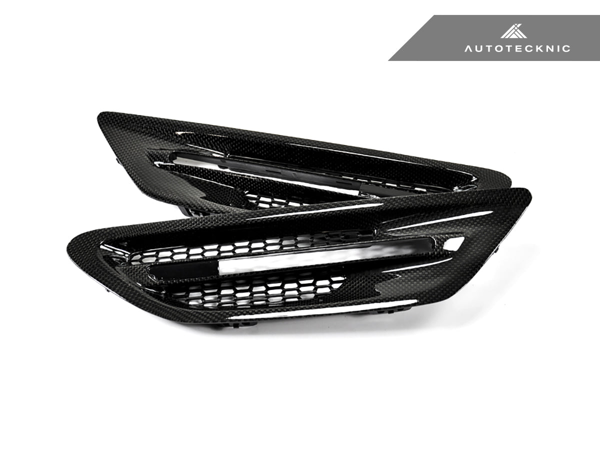 AutoTecknic Replacement Carbon Fiber Fender Vents - F10 M5