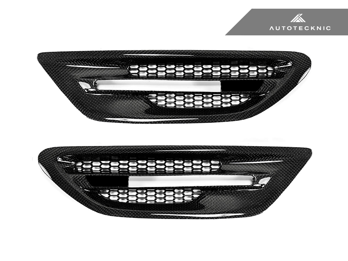 AutoTecknic Replacement Carbon Fiber Fender Vents - F10 M5