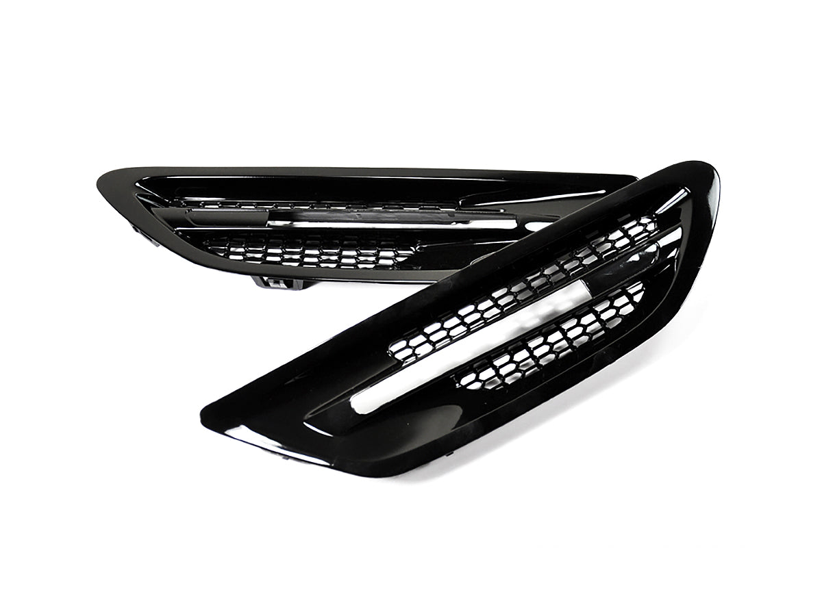 AutoTecknic Replacement Glazing Black Fender Vents - F10 M5