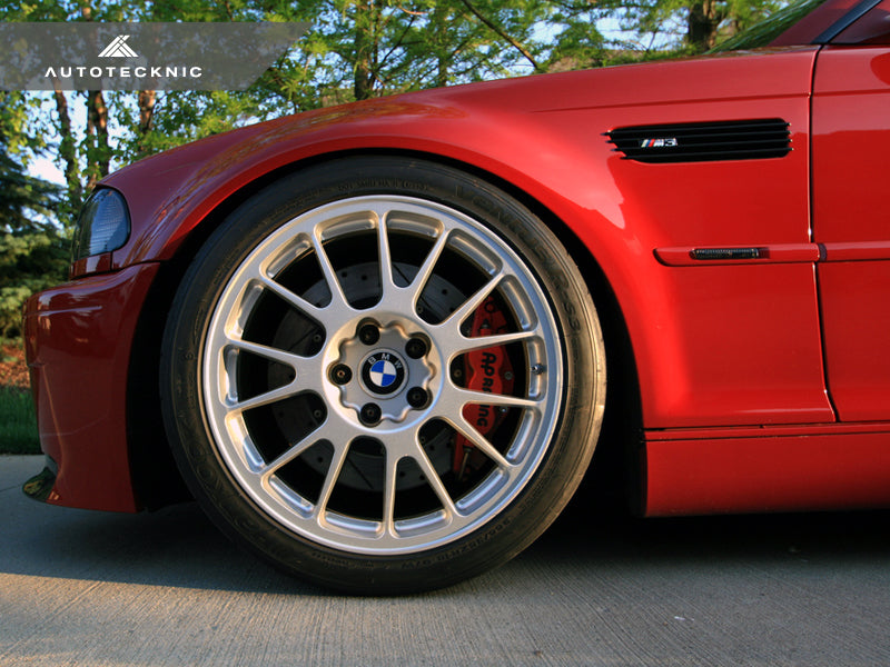 AutoTecknic Replacement Glazing Black Fender Gills - E46 M3 - Graveyard Performance