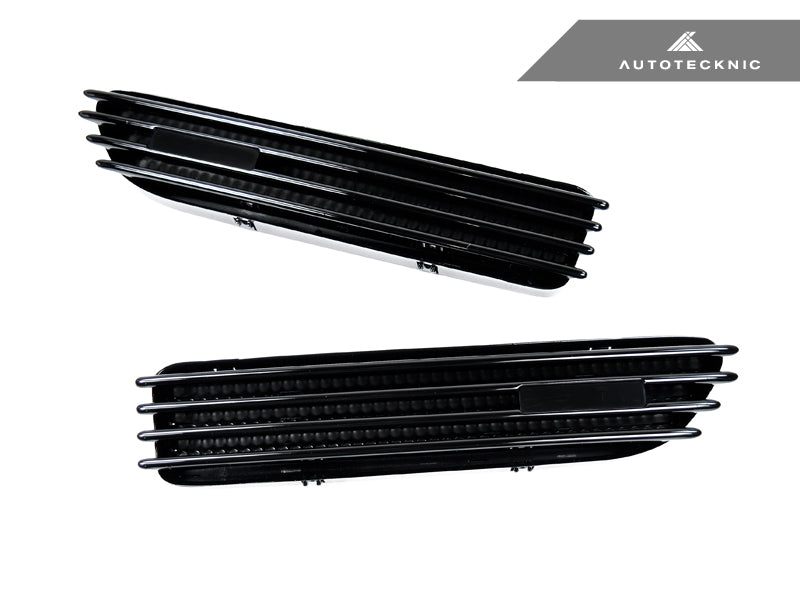 AutoTecknic Replacement Glazing Black Fender Gills - E46 M3 - Graveyard Performance