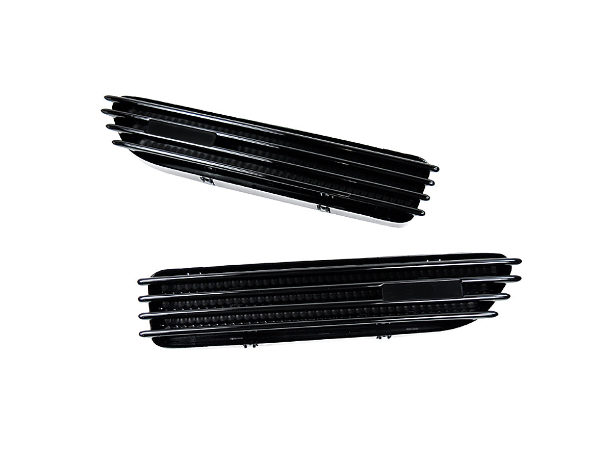 AutoTecknic Replacement Glazing Black Fender Gills - E46 M3