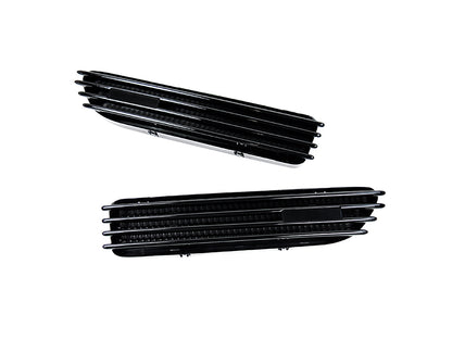 AutoTecknic Replacement Glazing Black Fender Gills - E46 M3