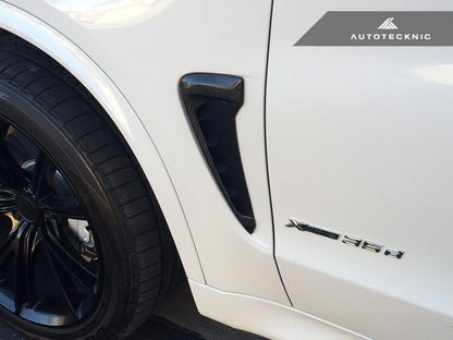 AutoTecknic Replacement Carbon Fiber Fender Trims - F15 X5 | F85 X5M - Graveyard Performance