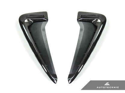 AutoTecknic Replacement Carbon Fiber Fender Trims - F15 X5 | F85 X5M - Graveyard Performance
