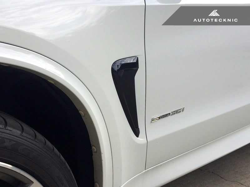 AutoTecknic Replacement Glazing Black Fender Trims - F15 X5 | F85 X5M - Graveyard Performance