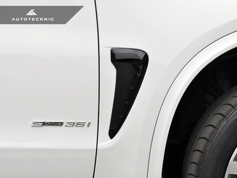 AutoTecknic Replacement Glazing Black Fender Trims - F15 X5 | F85 X5M - Graveyard Performance