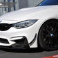 AutoTecknic Front Bumper Dry Carbon Canard Set - F80 M3 | F82/ F83 M4