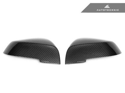 AutoTecknic Replacement Dry Carbon Mirror Covers - E84 X1 | F20 1-Series | F22 2-Series | F30 3-Series | F32/ F36 4-Series | F87 M2 - Graveyard Performance
