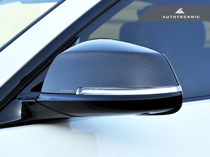 AutoTecknic Replacement Dry Carbon Mirror Covers - E84 X1 | F20 1-Series | F22 2-Series | F30 3-Series | F32/ F36 4-Series | F87 M2 - Graveyard Performance
