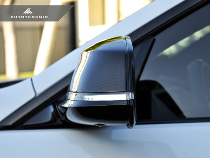AutoTecknic Replacement Dry Carbon Mirror Covers - E84 X1 | F20 1-Series | F22 2-Series | F30 3-Series | F32/ F36 4-Series | F87 M2 - Graveyard Performance