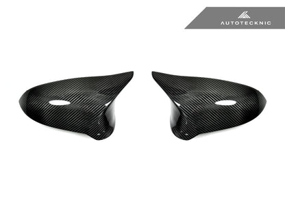 AutoTecknic Replacement Carbon Fiber Mirror Covers - F87 M2 Competition | F80 M3 | F82/ F83 M4 - Graveyard Performance