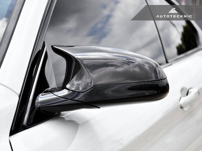 AutoTecknic Replacement Carbon Fiber Mirror Covers - F87 M2 Competition | F80 M3 | F82/ F83 M4 - Graveyard Performance