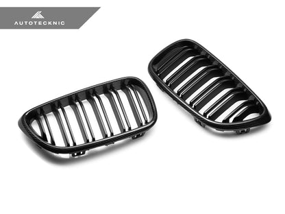 AutoTecknic Dual-Slats Carbon Fiber Front Grille Set - F87 M2 | F22 2-Series - Graveyard Performance