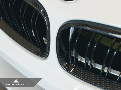 AutoTecknic Dual-Slats Carbon Fiber Front Grille Set - F87 M2 | F22 2-Series - Graveyard Performance