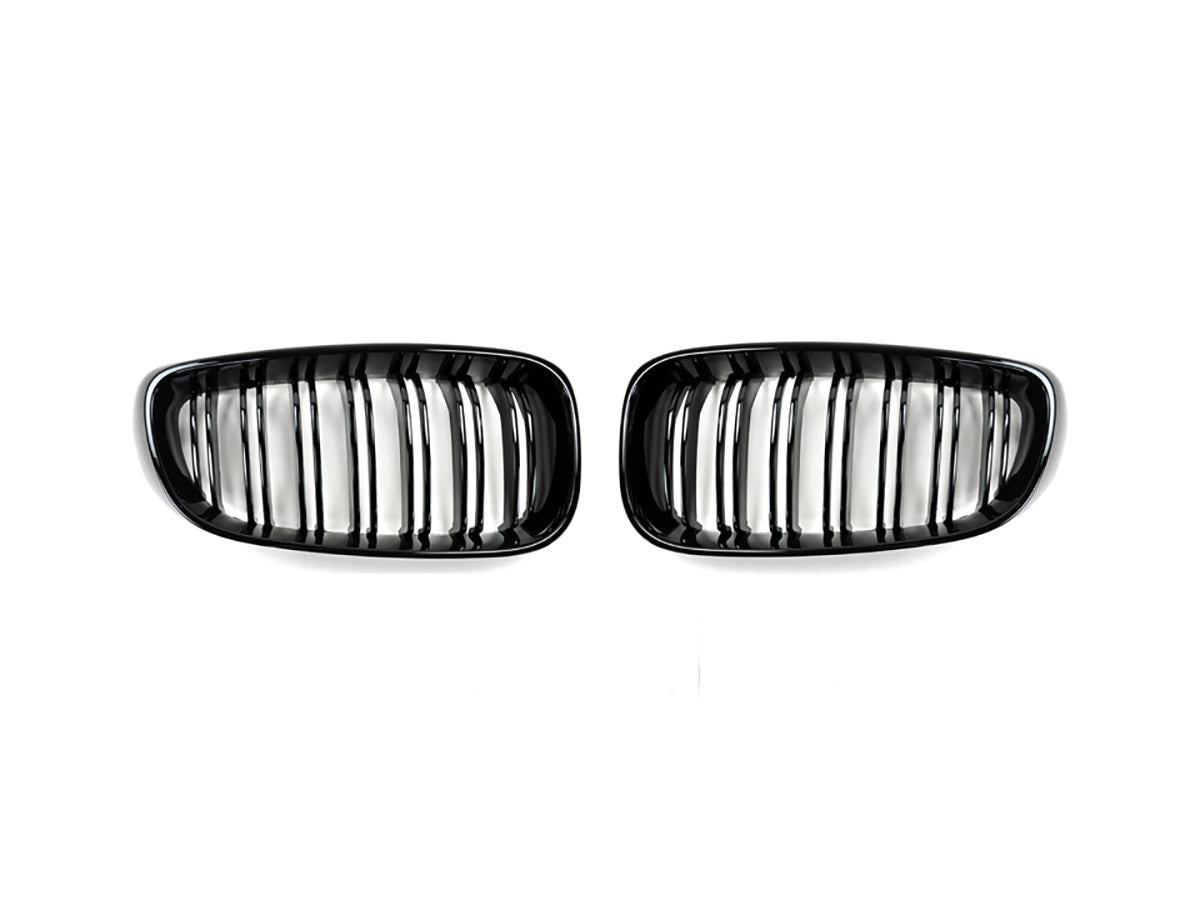AutoTecknic Dual-Slats Gloss Black Front Grille Set - F34 3-Series Gran Turismo