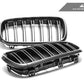 AutoTecknic Carbon Fiber Dual-Slats Front Grille Set - F15 X5 | F85 X5M & F16 X6 | F86 X6M