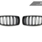 AutoTecknic Carbon Fiber Dual-Slats Front Grille Set - F32/ F36 4-Series | F80 M3 | F82 M4
